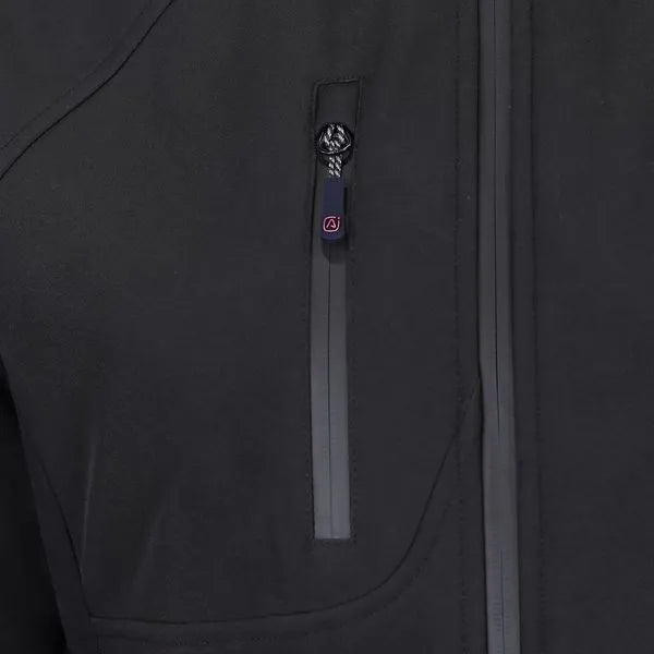 Chaqueta Softshell Negra Mujer Z-1600