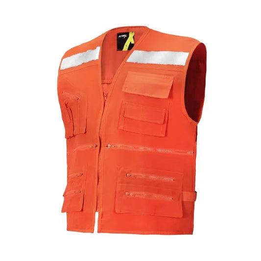 Chaleco Geólogo Poplin Naranjo