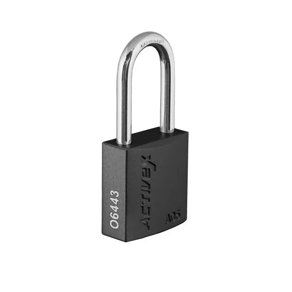Candado Activex A05 Cuerpo Aluminio Plateado Negro