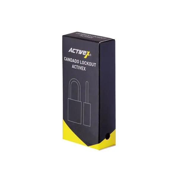 Candado Activex A05 Cuerpo Aluminio Plateado Negro