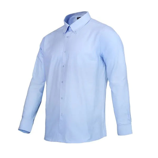 Camisa Oxford Manga Larga Celeste UPF 20