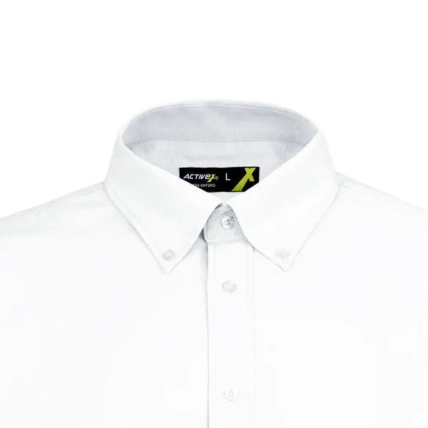 Camisa Oxford Manga Larga Blanca UPF 20
