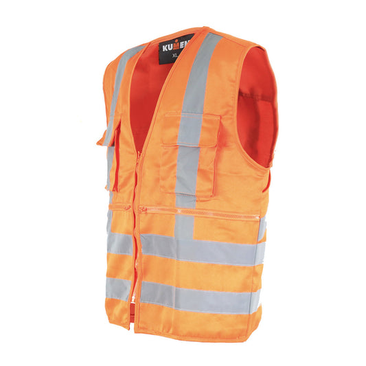 CHALECO GEOLOGO 360° GABARDINA NARANJO