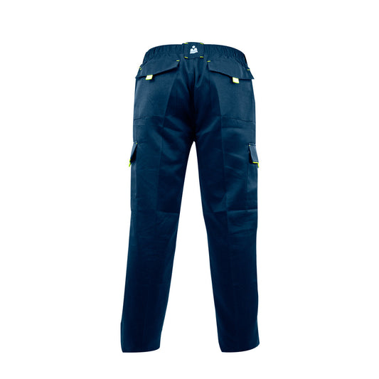 PANTALÓN CARGO GABARDINA AZUL