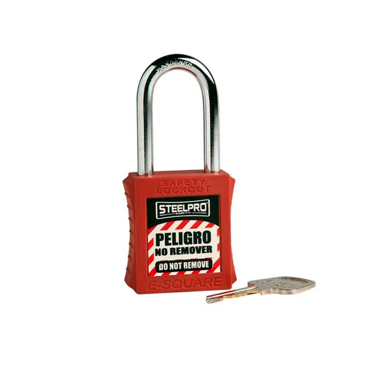 Candado Steelpro X10 Rojo