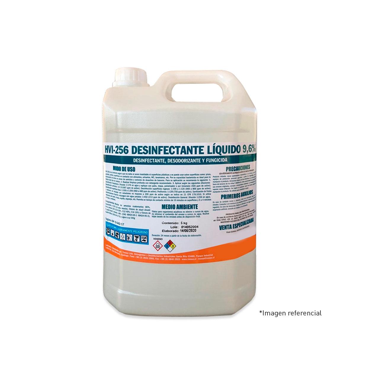 Amonio Cuaternario HVI-256 Bidón 5 Lts