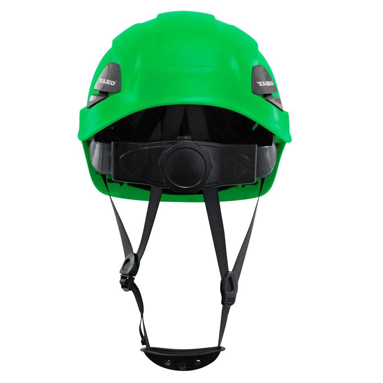 Casco YAKO Para Trabajo de Altura Arnés 3 Puntas Verde