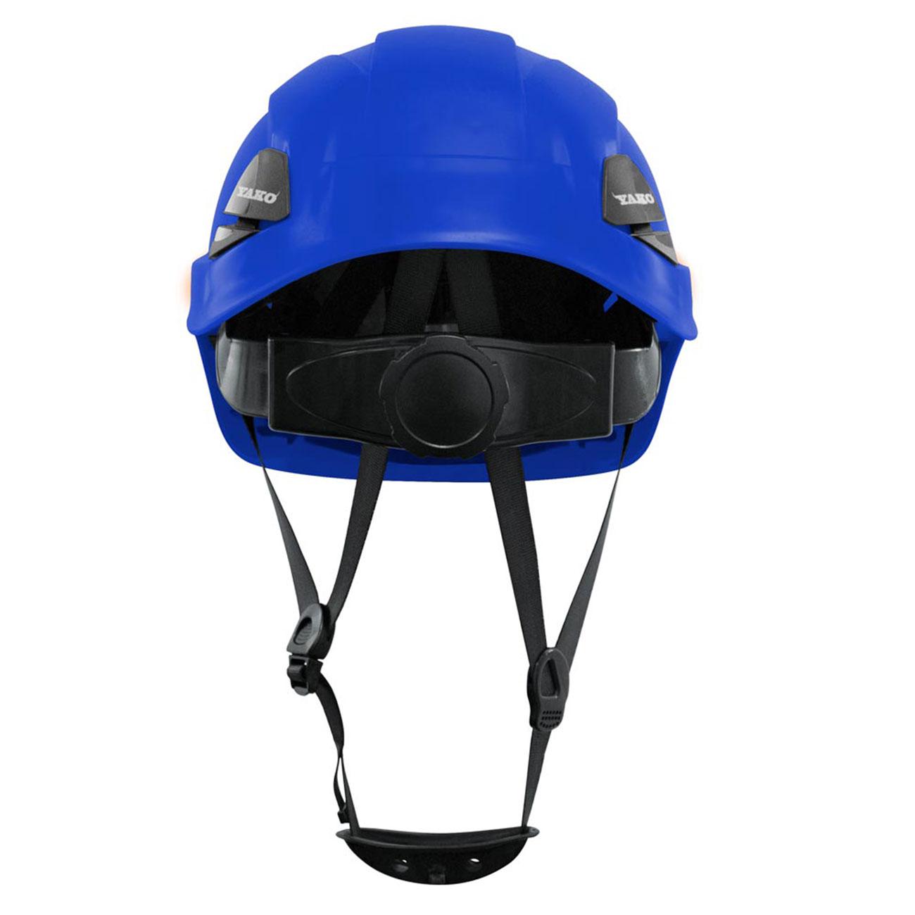 Casco YAKO Para Trabajo de Altura Arnés 3 Puntas Azul