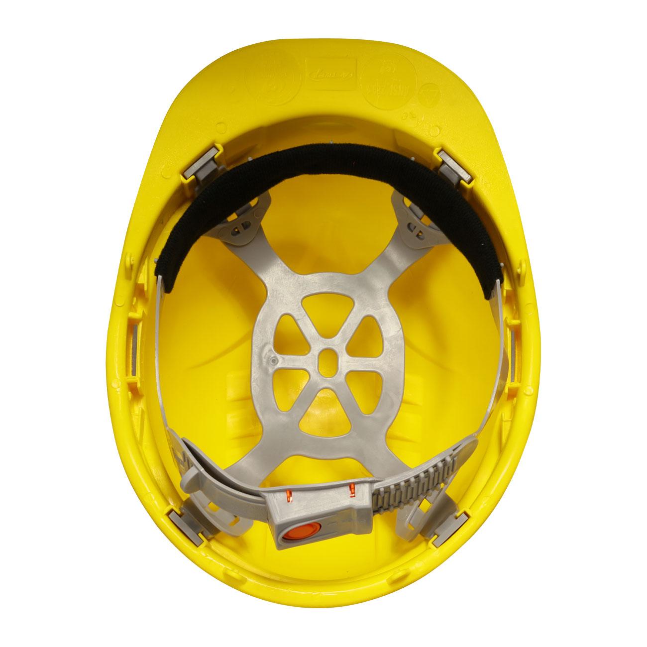 Casco III Amarillo Arnés Botón