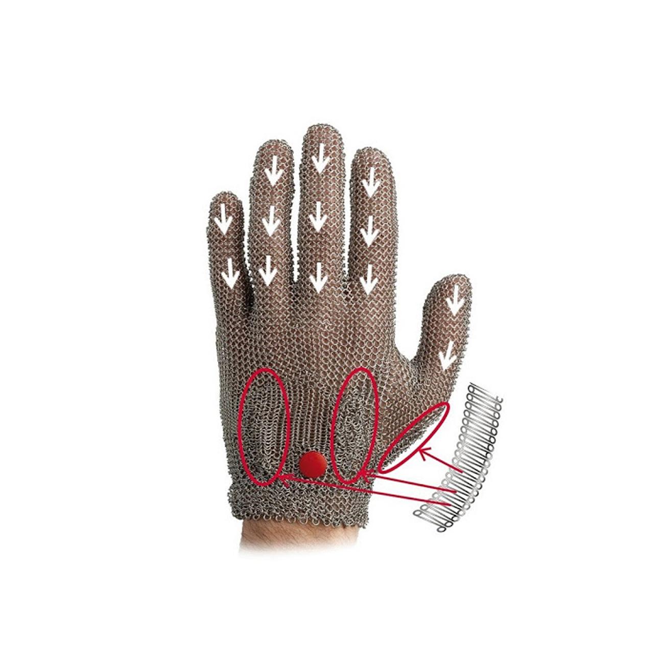 Guante Malla Acero Manulatex Flex Corto