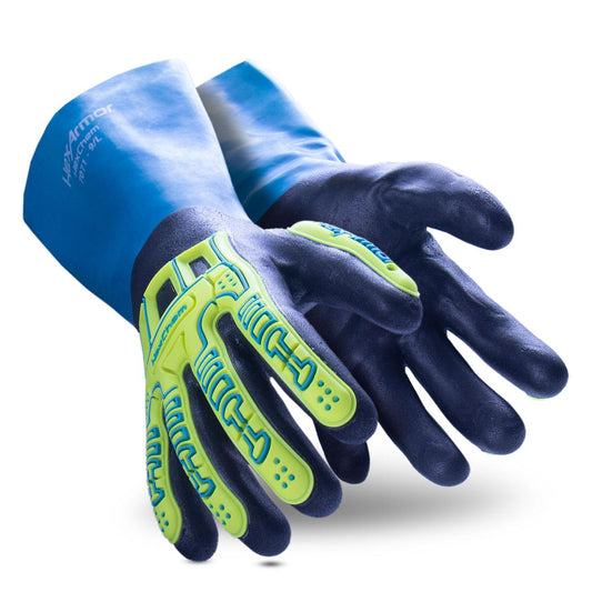 Guante HexArmor 7071 A4 Impacto Químico Nitrilo