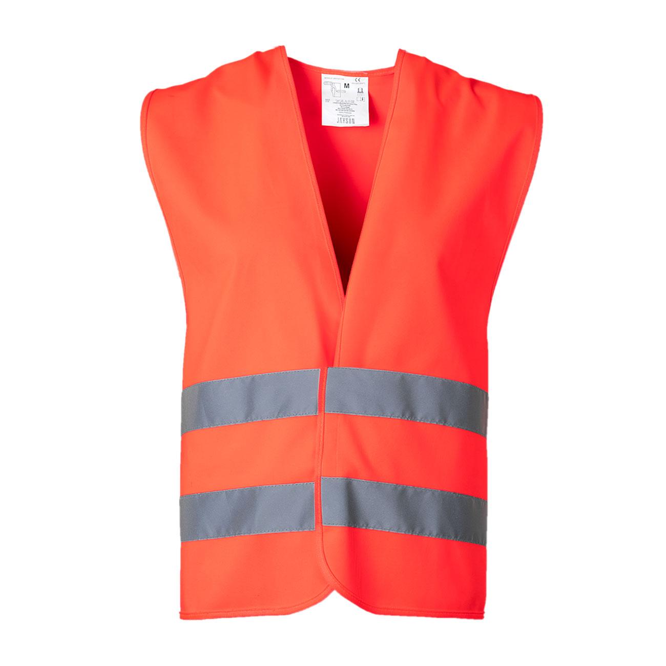 Chaleco Rojo Flúor Alta Visibilidad Guardia