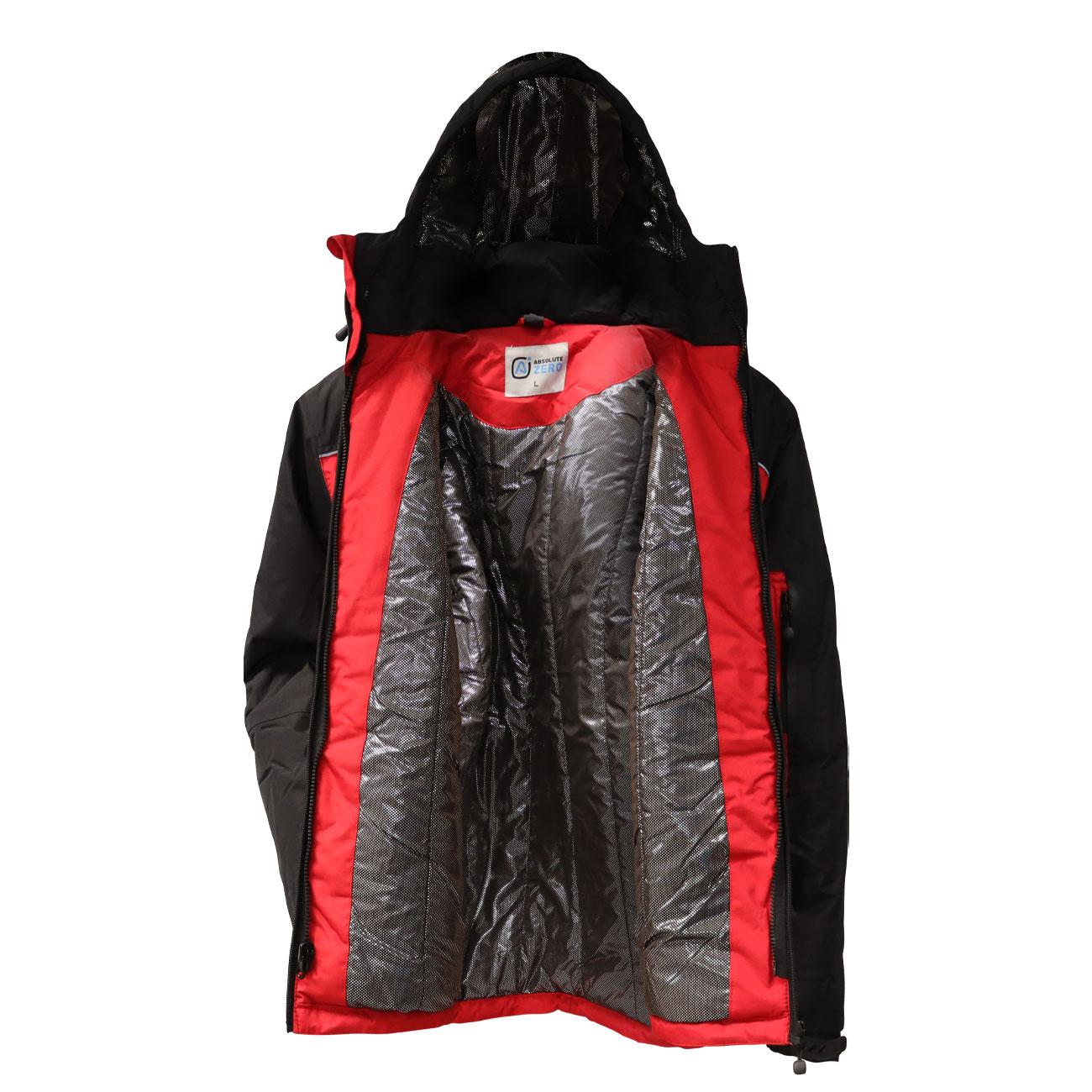 Parka Hombre Rojo/Negro Z-0500