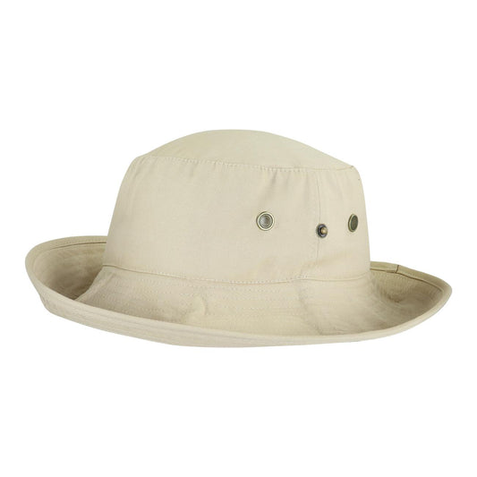 Gorro Tipo Pescador Beige 100% Algodón