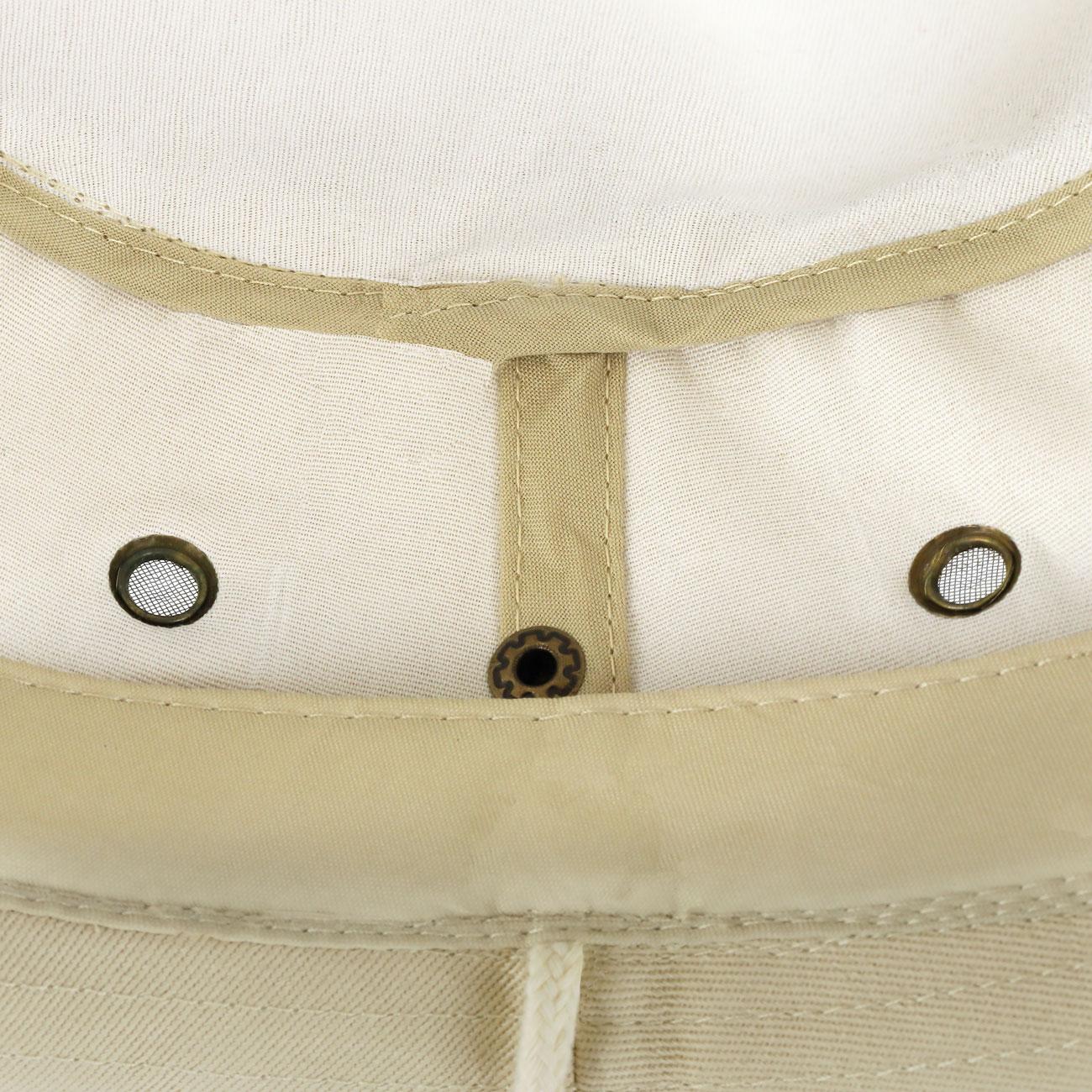 Gorro Tipo Pescador Beige 100% Algodón