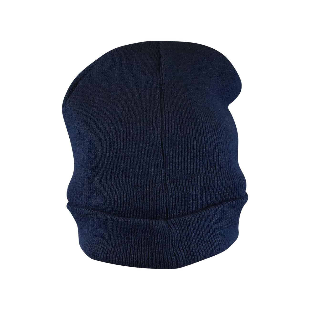 Gorro Corto de Lana Azul