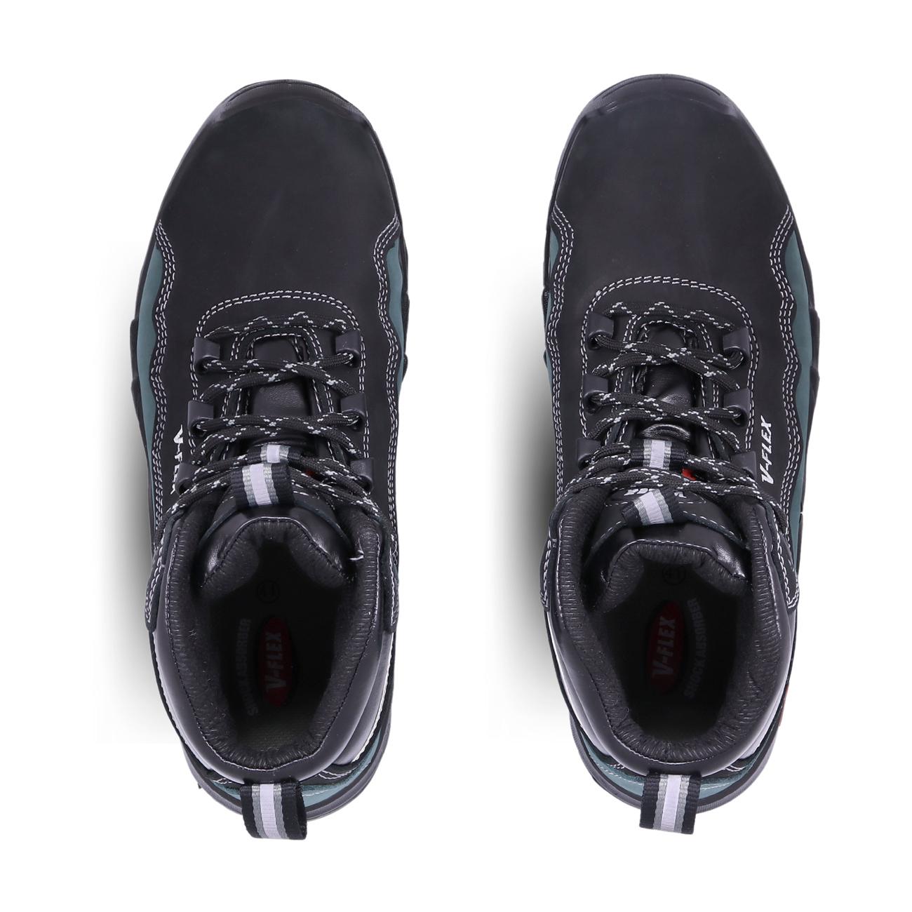 Botín VFLEX V15 Nobuck Negro/Azul