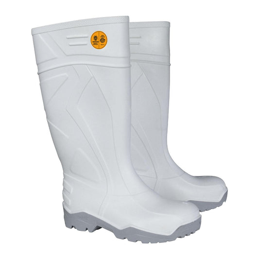 Bota PVC VFLEX 943 Punta de Acero Blanca