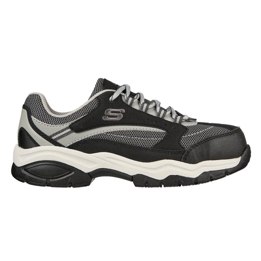 Zapatilla de Seguridad Skechers Biscoe Negro/Gris Mujer