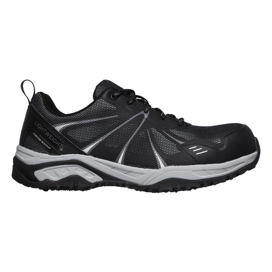 Zapatilla de Seguridad Skechers Azbar Negra/Gris Hombre