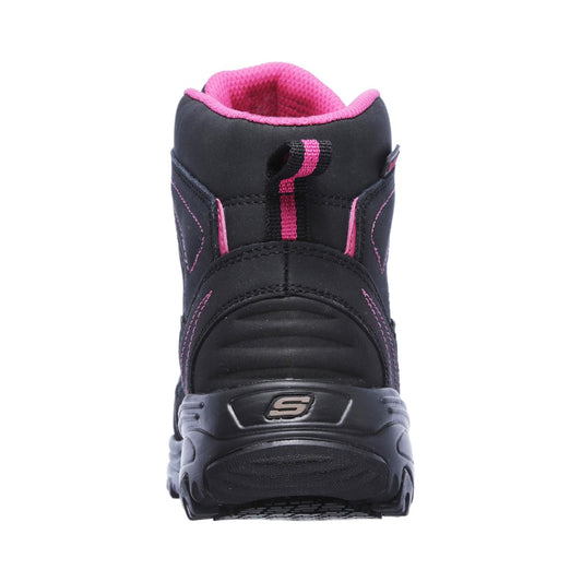 Botín Skechers Amasa Negro/Rosado Mujer