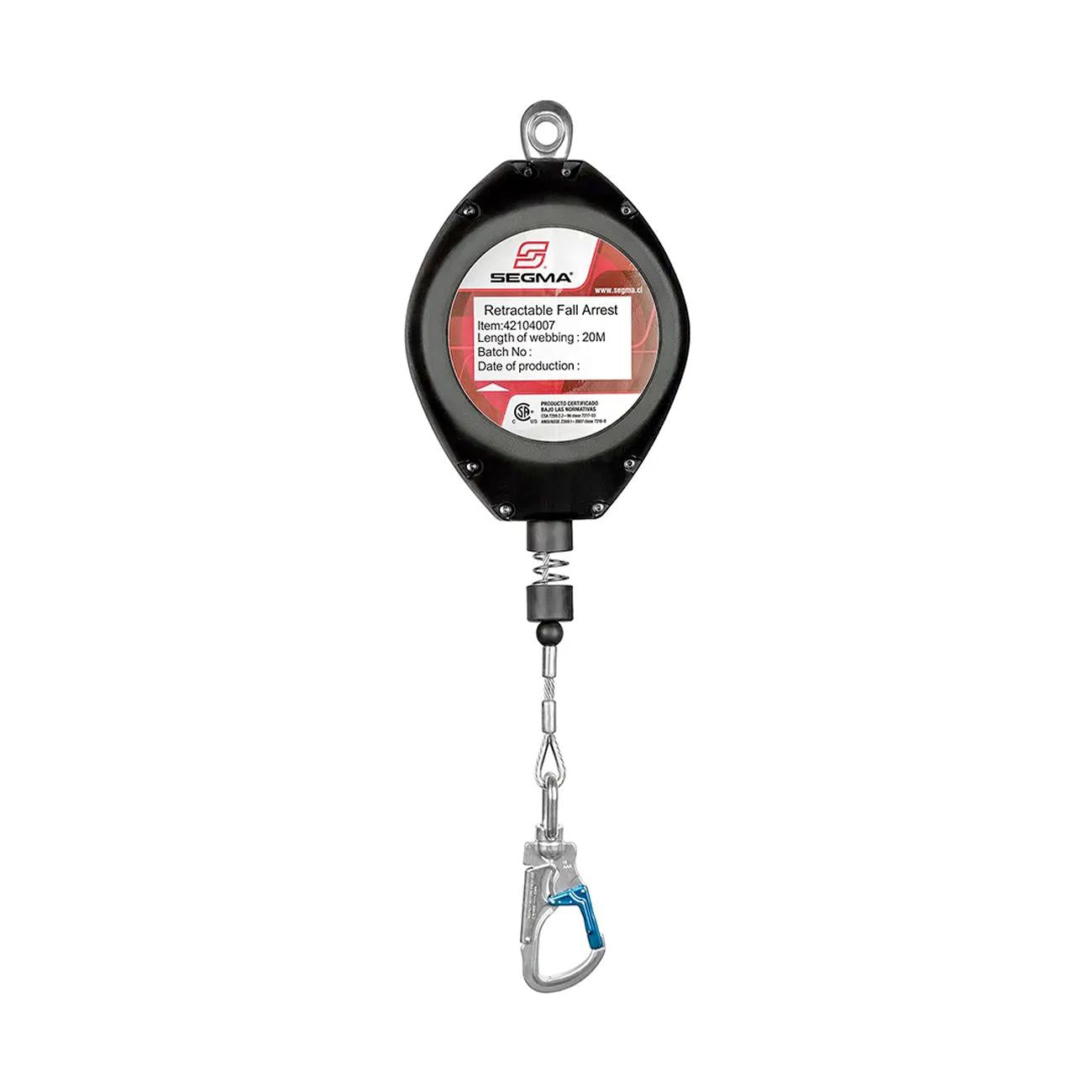 Retráctil de Cable Metálico 20 Mts.Blockstop Segma 42104007