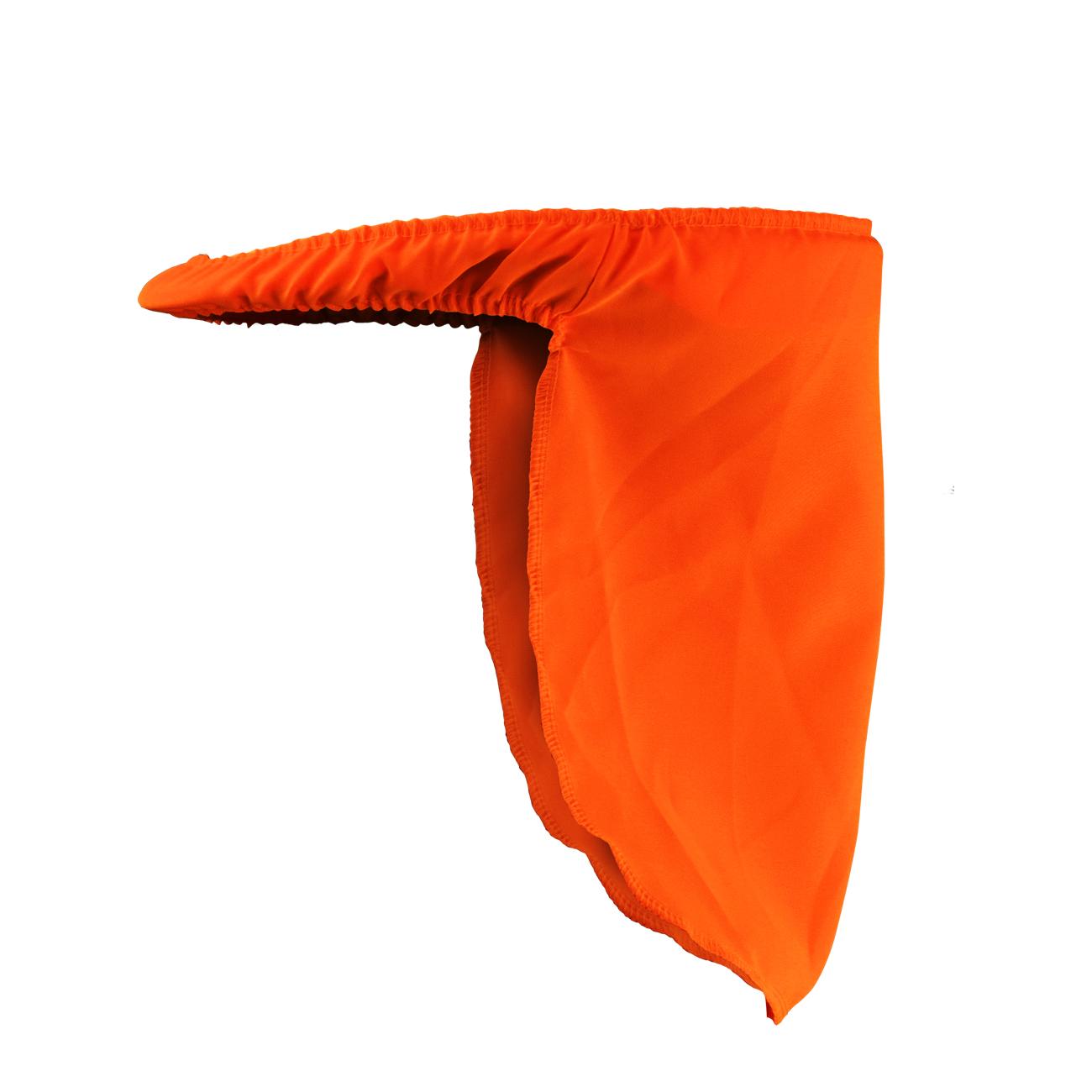 Cubrenuca Poplin Para Casco Naranjo