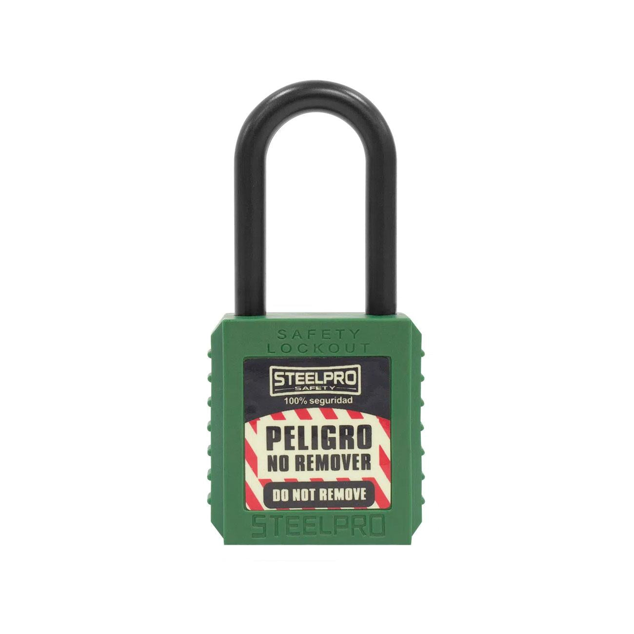 Candado Steelpro Dieléctrico Verde