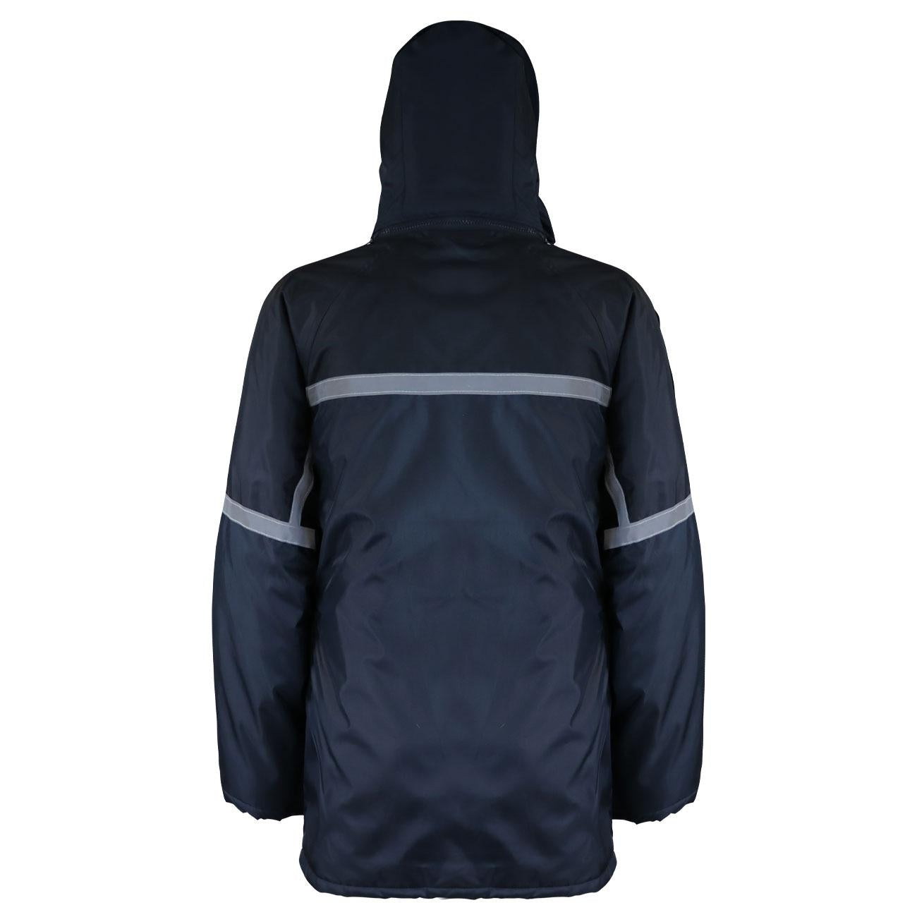 Parka Azul/Negro Forro Franela