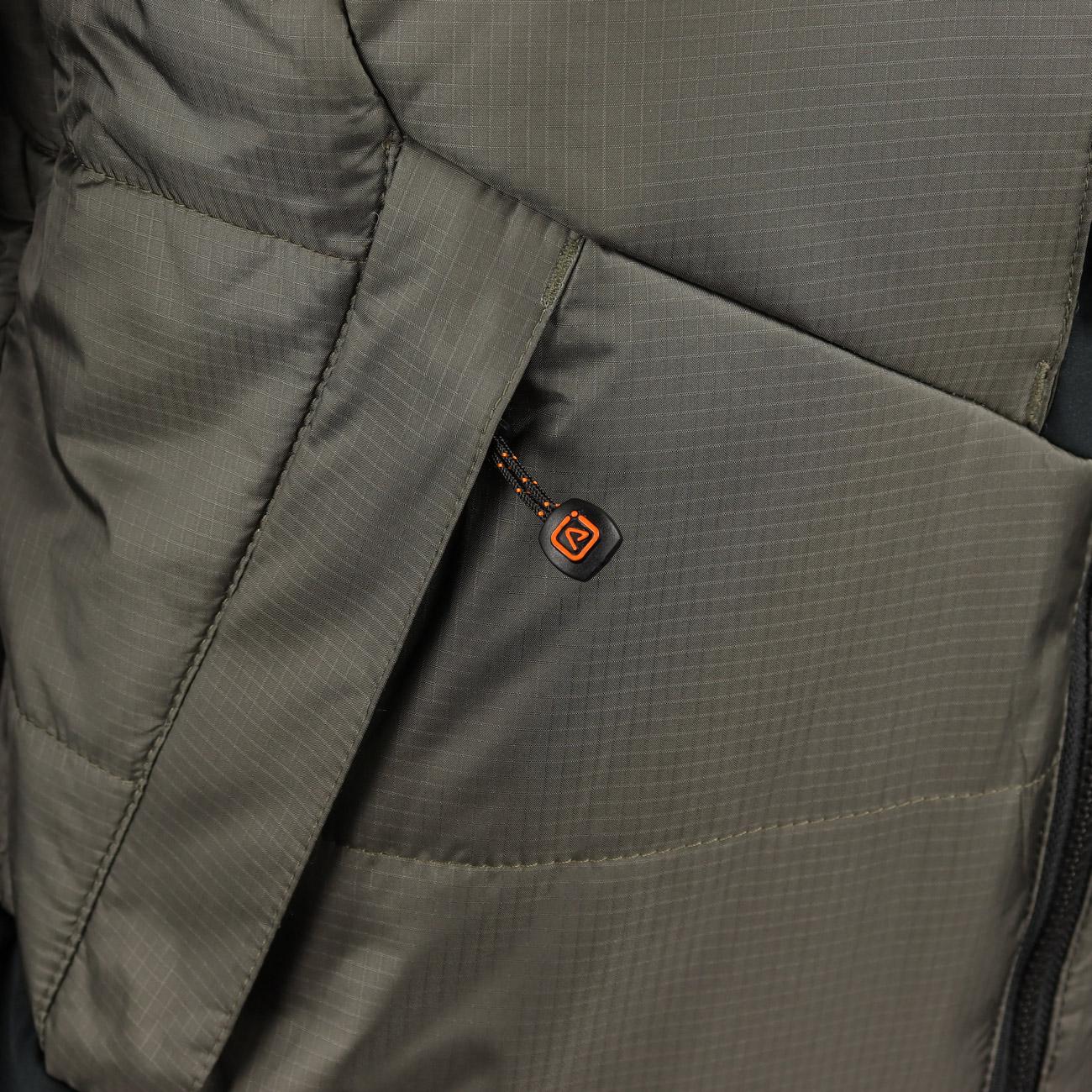 Parka Thinsulate Hombre Gris/Negro Z-9000