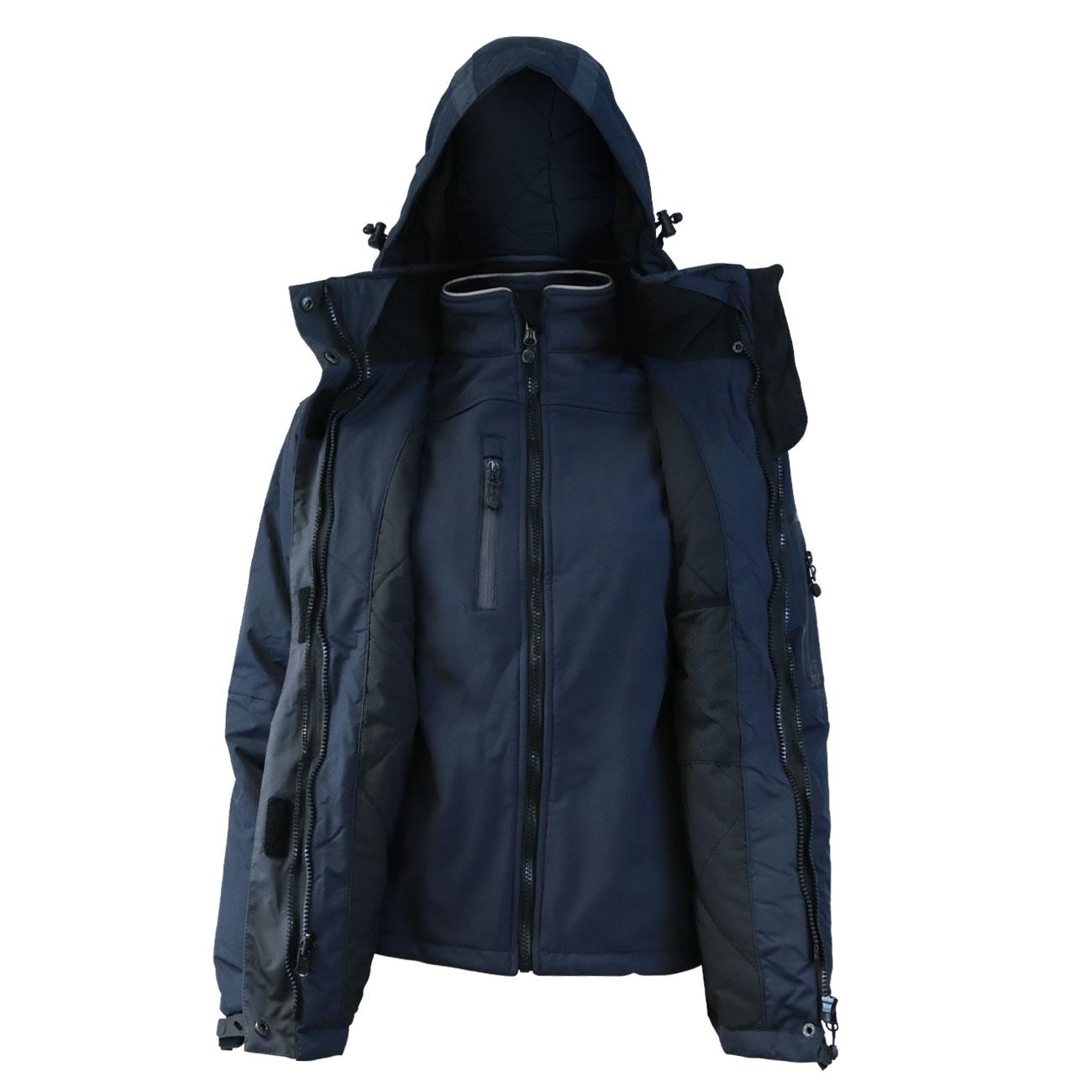 Parka Mujer 3 en 1 Azul Z-9600
