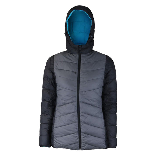Parka Absolute Zero Mujer Reversible Gris/Calipso Z-6100