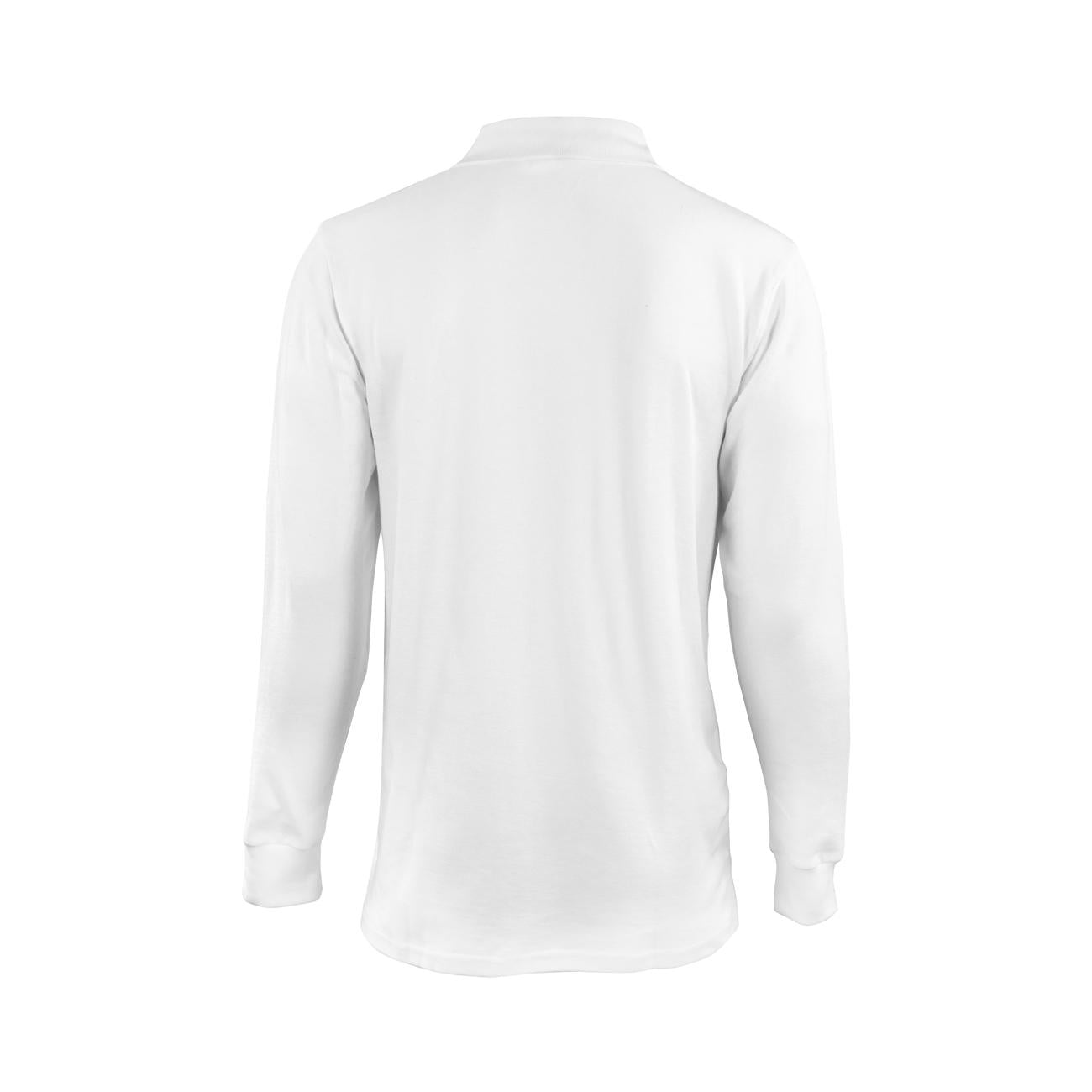 Polera Activex Pique Blanca M/Larga UPF 25