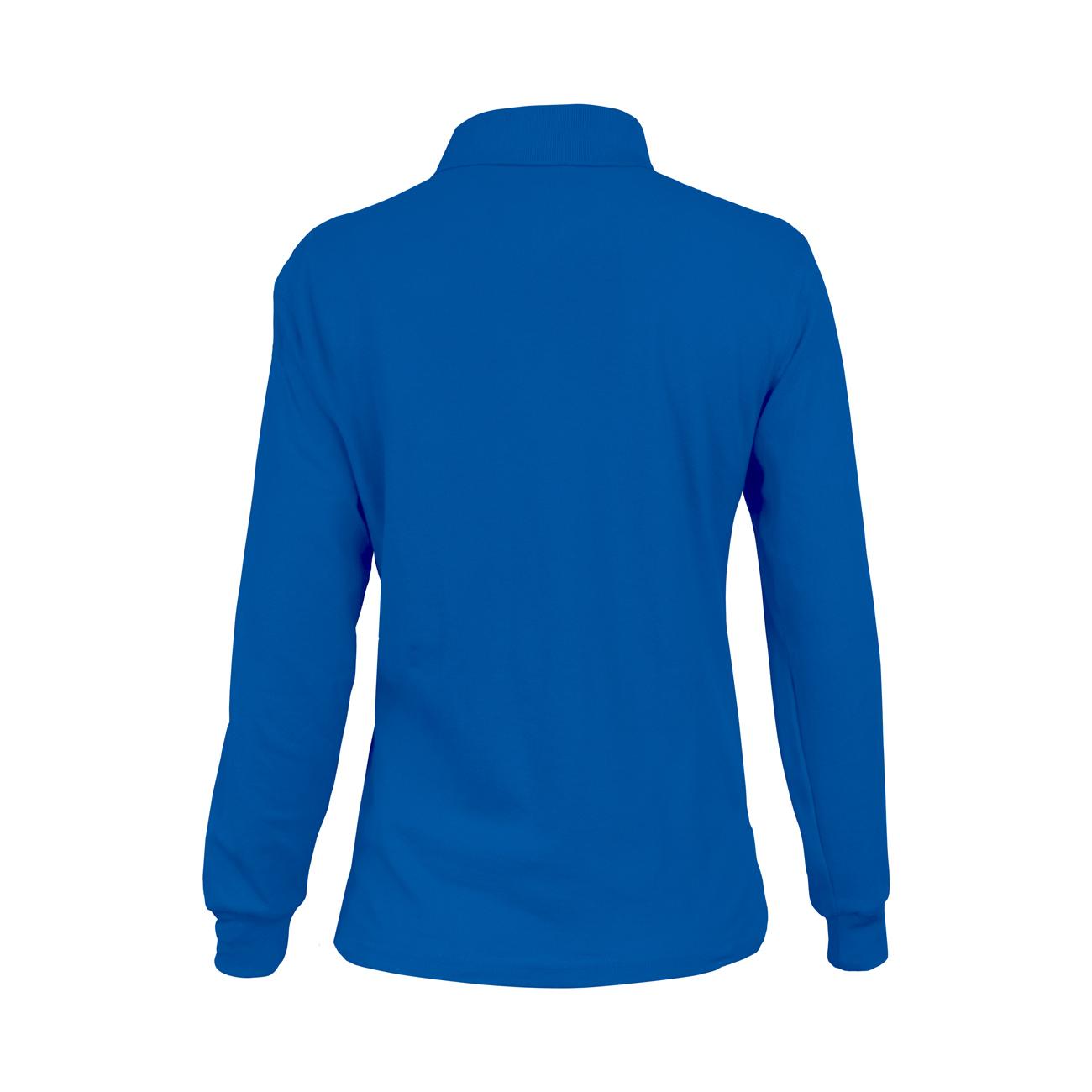 Polera Activex Pique Azulino M/Larga Mujer UPF 40