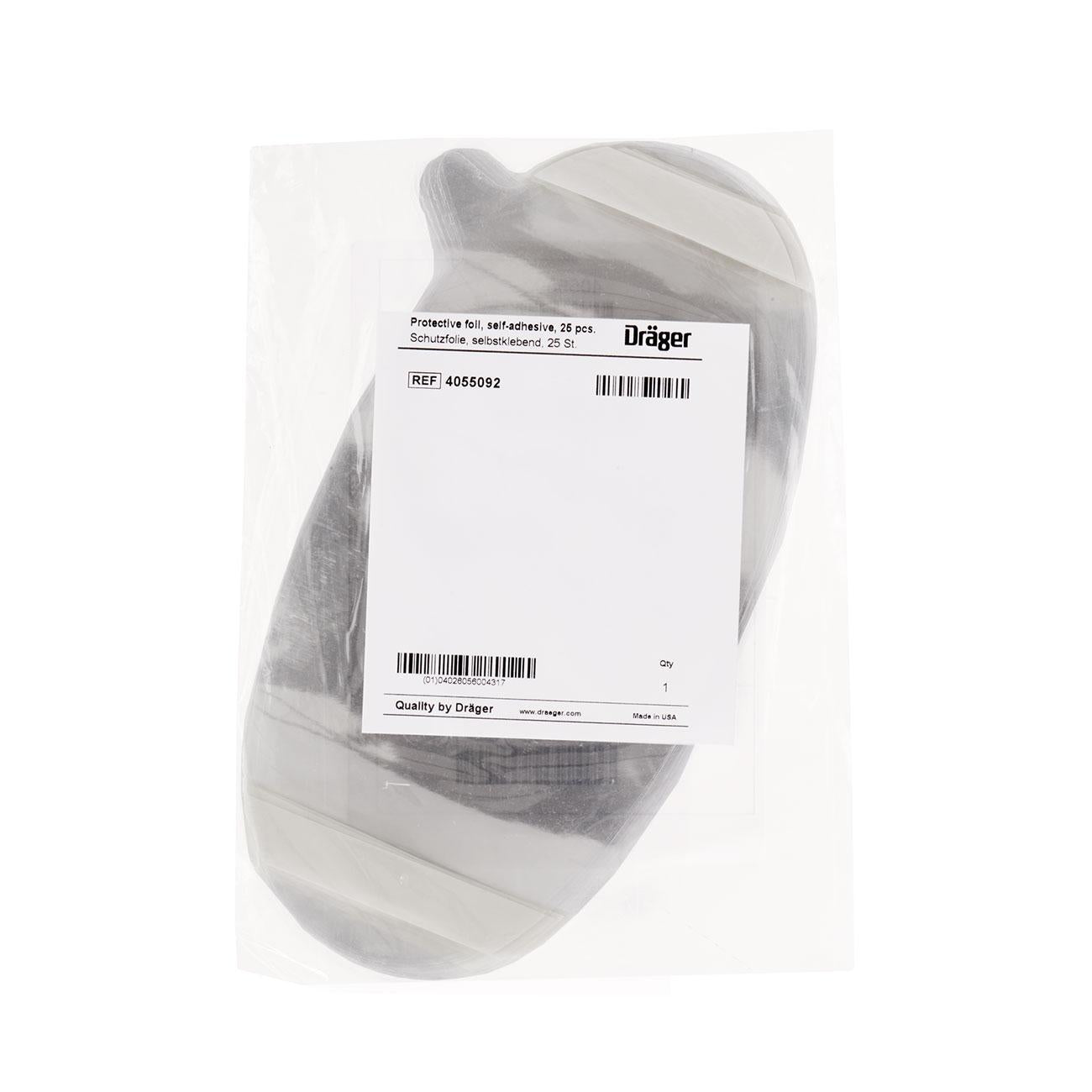 Lens Cover Para Full Face Drager 25 Unidades