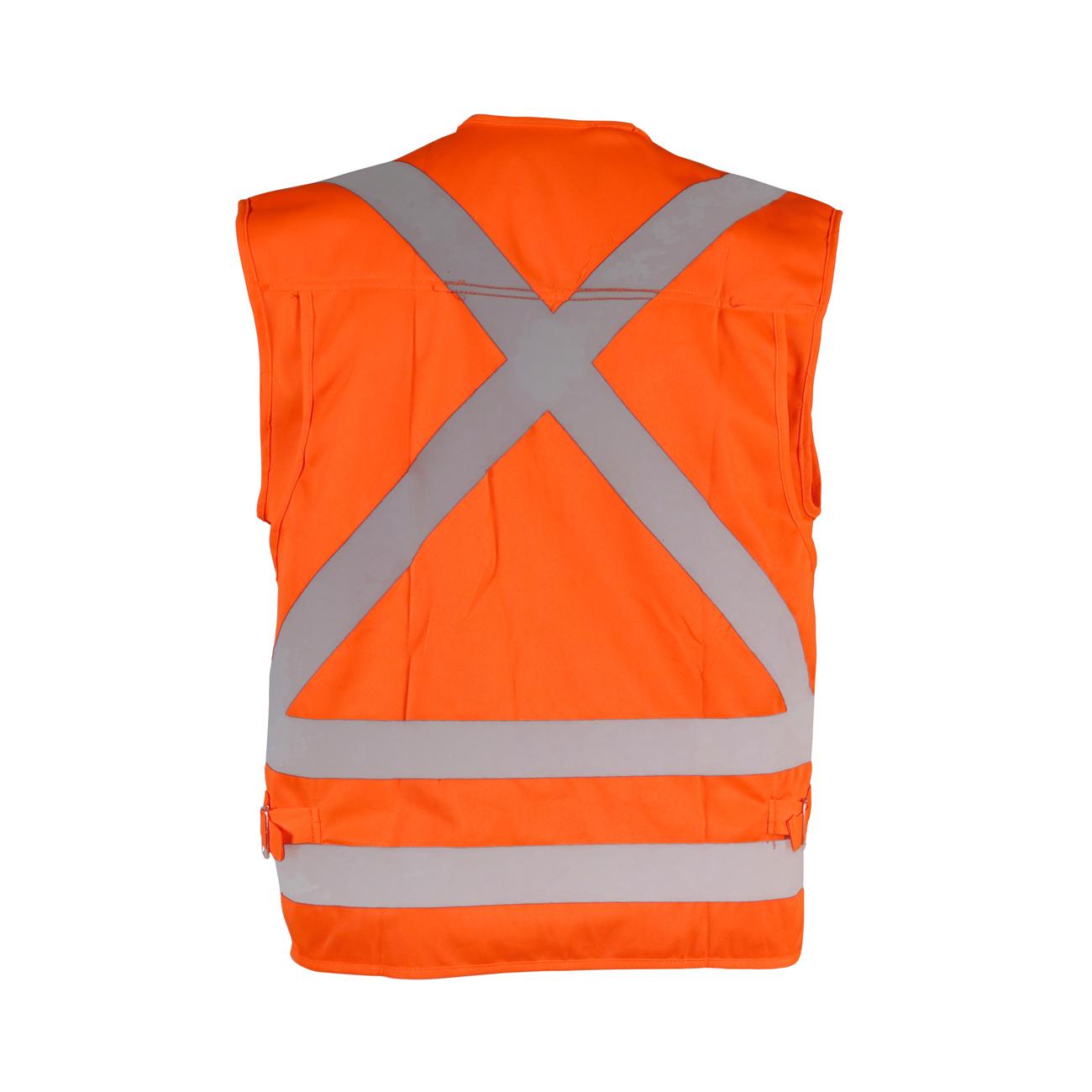 Chaleco Geólogo Cinta 360° Naranjo Fluor