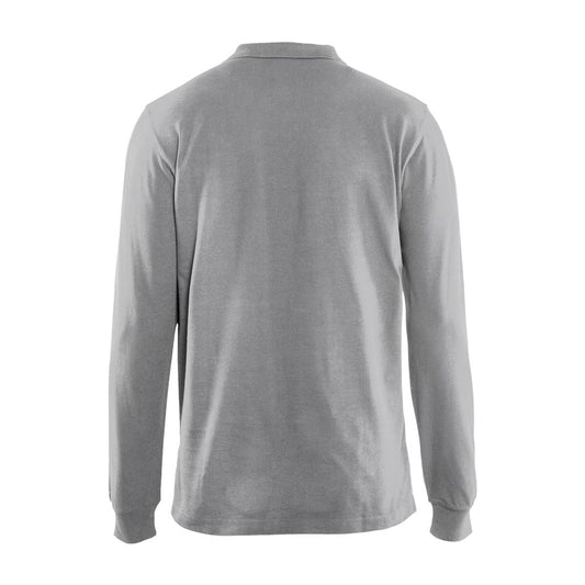POLERA PIQUE GRIS 80/20