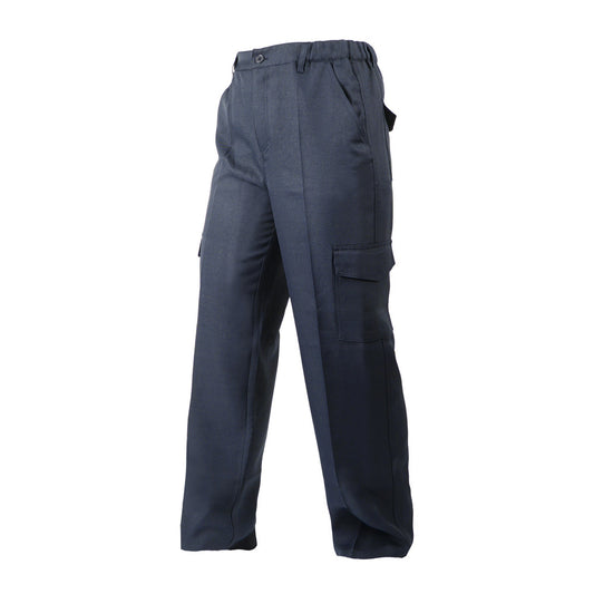 PANTALÓN CARGO POPLIN AZUL