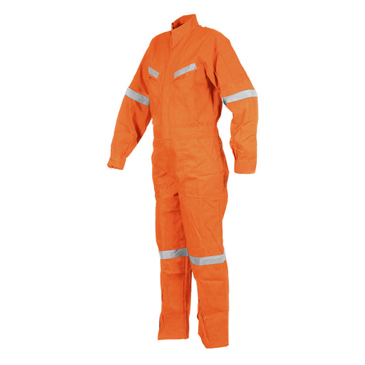 BUZO PILOTO MINERO NARANJO CON REFLECTANTE