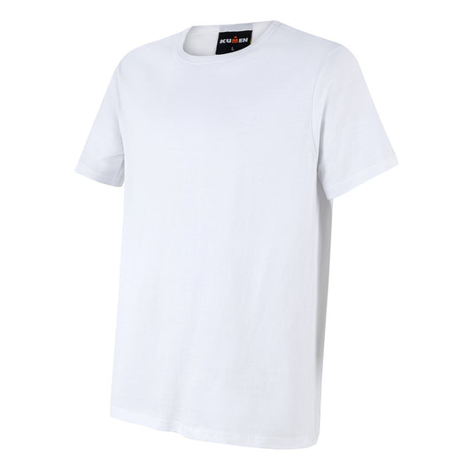 POLERA POLO 100% ALGODÓN MANGA CORTA BLANCA