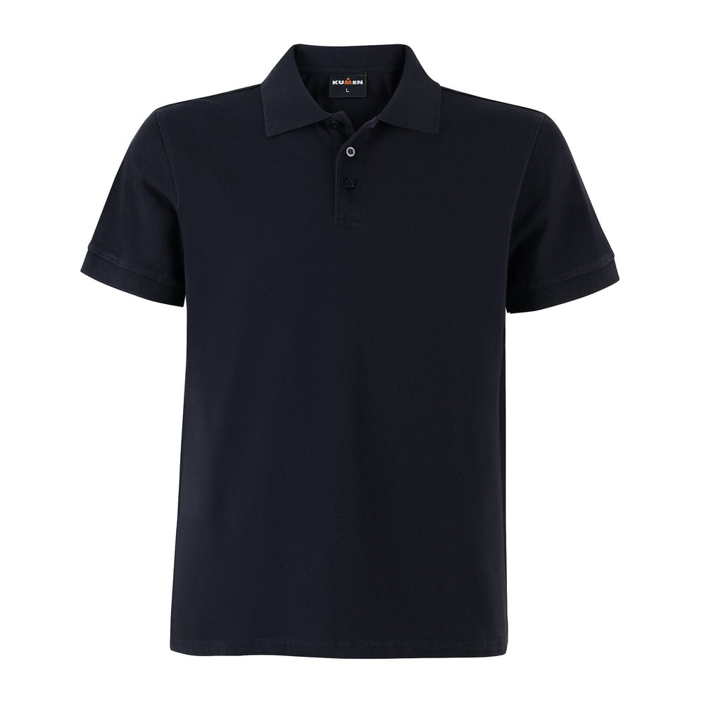POLERA PIQUE MANGA CORTA NEGRA