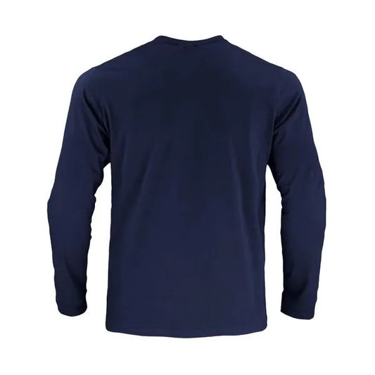 Polera Activex Polo Azul Marino M/Larga UPF 35