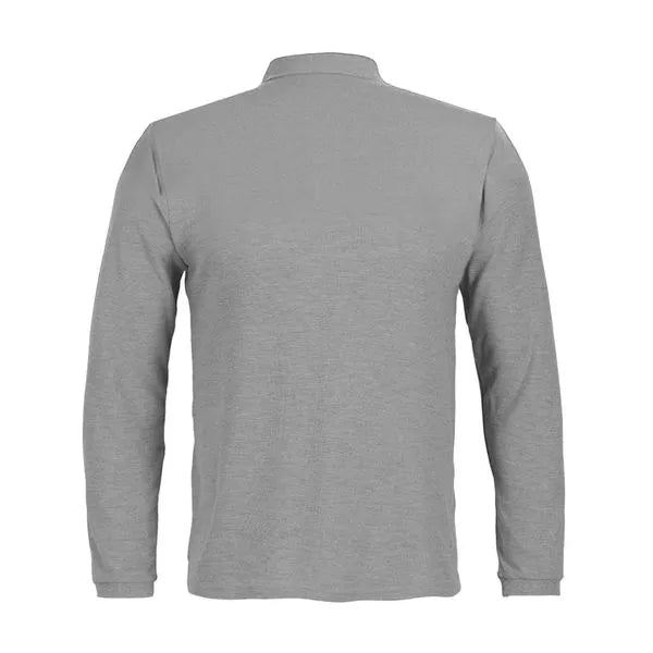 Polera Pique Gris M/Larga UPF 25