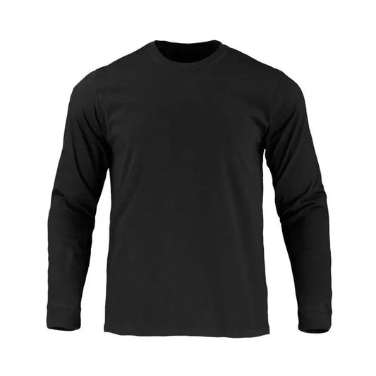 Polera Activex Polo Negra M/Larga UPF 35