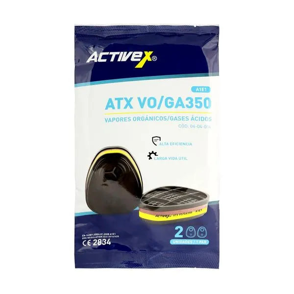 Filtro Activex ATX VO/GA350 Vapores Organicos y Gases Acidos A1E1 (Par)