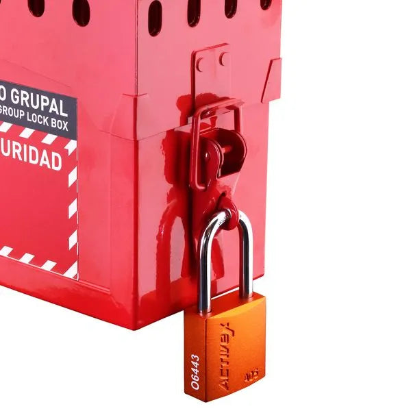 Caja de Bloqueo Activex para 16 candados Roja EP-8812