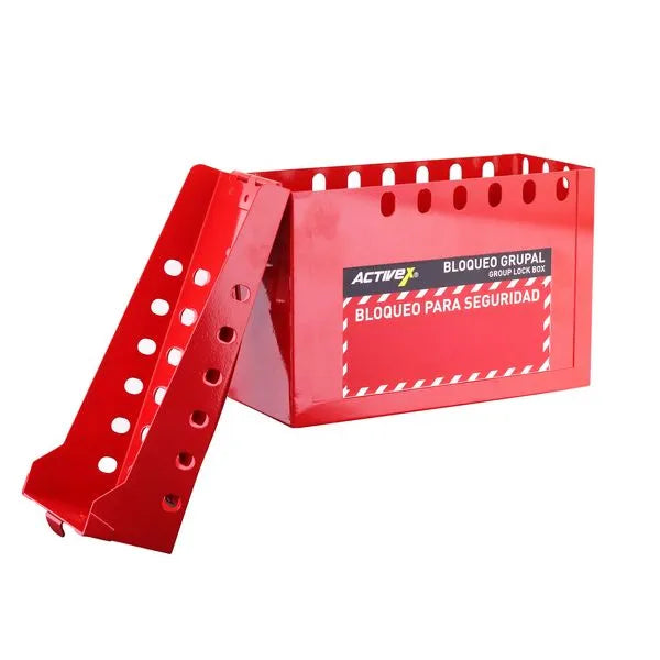 Caja de Bloqueo Activex para 16 candados Roja EP-8812