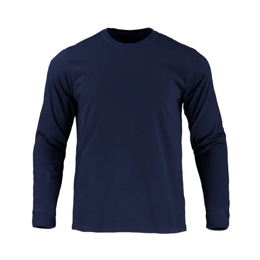 Polera Activex Polo Azul Marino M/Larga UPF 50