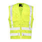 Chaleco Geólogo Cinta 360° Verde Fluor