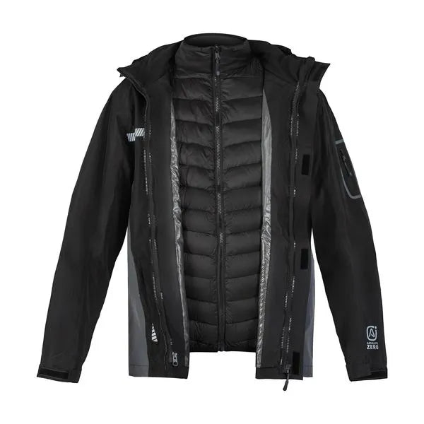 Parka Absolute Zero Hombre 3 en 1 Negro Z-8000